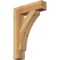 Ekena Millwork Thorton Block Rough Sawn Bracket, Western Red Cedar, 4"W x 18"D x 26"H BKT04X18X26THR05RWR - alternate 1
